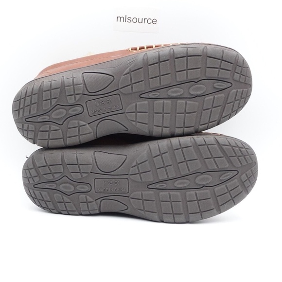 NEW 32 Degrees Venetian Faux Leather Moccasin Slippers 71WT670049 Brown - Picture 6 of 6